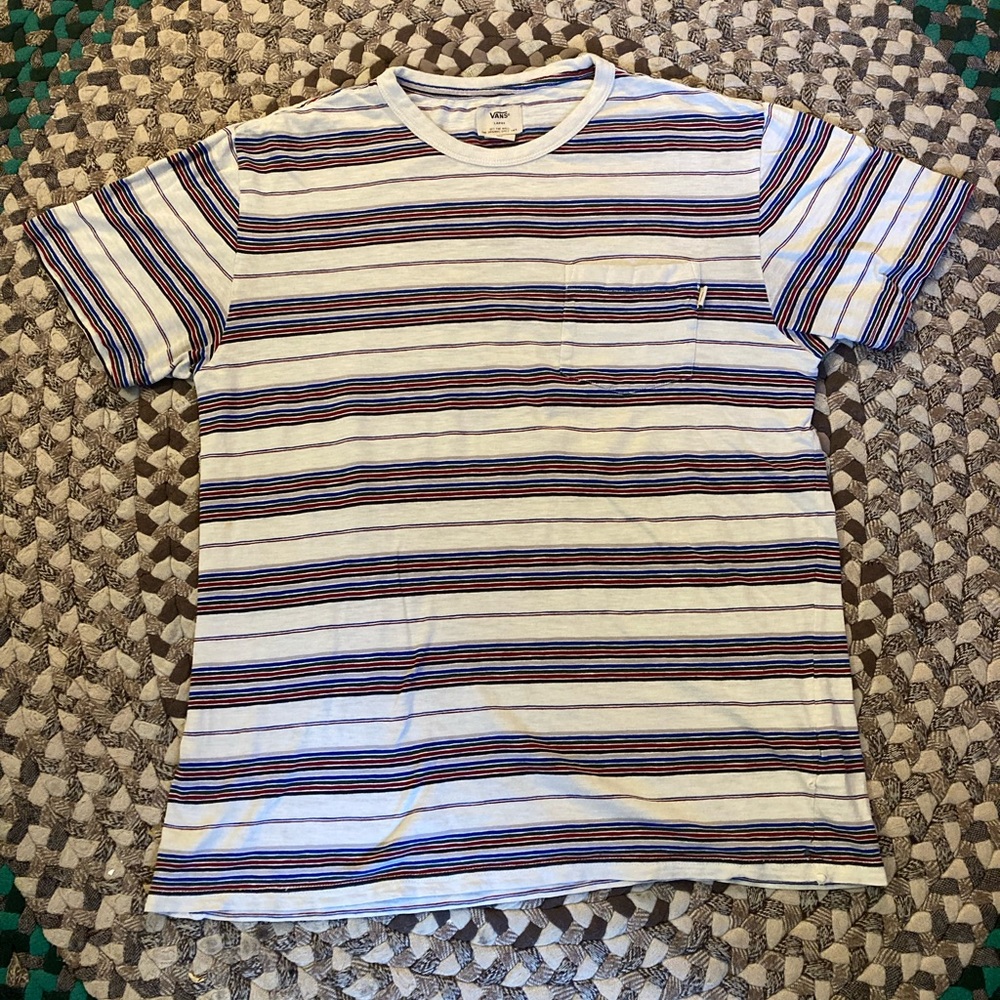 Vans striped pocket t shirt